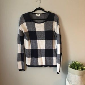 Old Navy Plaid Sweater l M